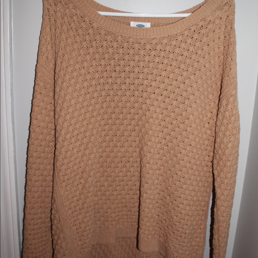 Old Navy tan chunky sweater